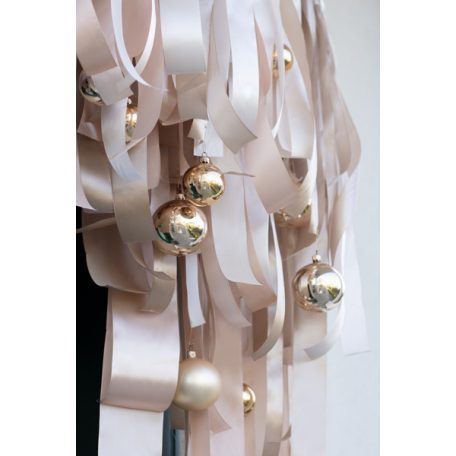 Szatén szalag törtfehér 38mm/25m