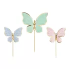 Pillangós tortadíszek (9 db)