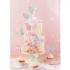 Pillangós tortadíszek (9 db)