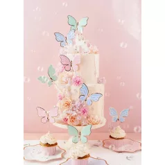 Pillangós tortadíszek (9 db)