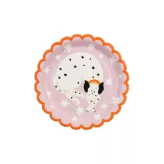 Papírtányér Dalmata 18x18 cm (6 db)