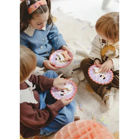 Papírtányér Dalmata 18x18 cm (6 db)