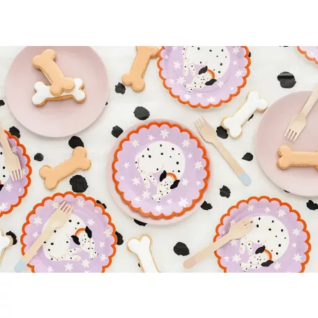 Papírtányér Dalmata 18x18 cm (6 db)