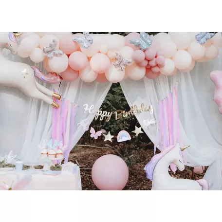 Unikornis Banner Happy Birthday