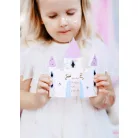 Meghívók kastély forma (6 db.)