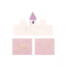 Meghívók kastély forma (6 db.)