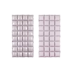   Fóliából készült kétoldalas lufifal Pasztell lila 55x110 cm (1 db)