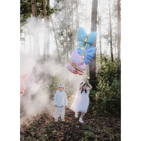 Fólia lufi pillangó kék 69x69 cm