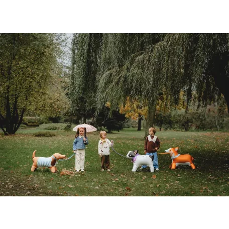 Kutya Álló fólia lufi - Bulldog 75 x 57 cm