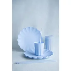 Műanyag pohár - pasztell kék (4 db)