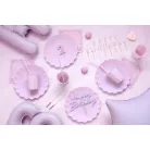 Műanyag szívószál - pasztell lila (11+1 db)