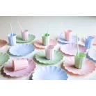 Műanyag szívószál - pasztell lila (11+1 db)