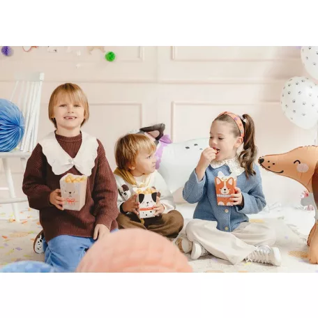 Kutyás popcorn dobozok (6 db)