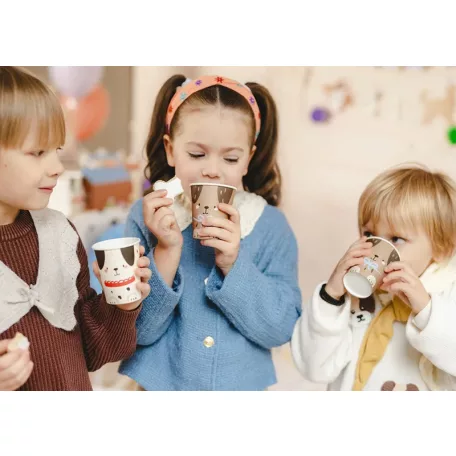 Kutyás party papírpohár 220 ml (6 db)