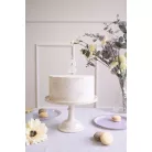 Szülinapi számgyertya "2" pasztell menta 6 cm