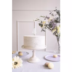 Szülinapi számgyertya "4" pasztell menta 6 cm