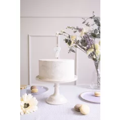 Szülinapi számgyertya "7" pasztell menta 6 cm