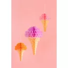 Selyempapír Dekoráció - Fagylalt 20-30 cm (3 db)