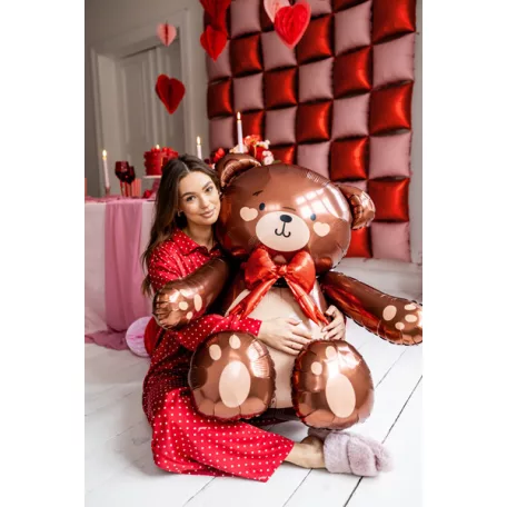 Álló Fólia Lufi – Óriás Maci (59 x 88 cm)