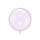 Buborék Lufi áttetsző lila 40cm