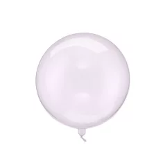 Buborék Lufi áttetsző lila 40cm