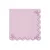 Fodros szélű szalvéták - pasztell lila (12 db)