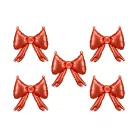 Piros fólia masni lufi girlandhoz (5 db)