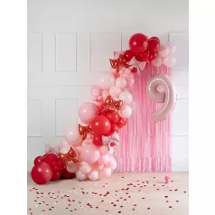 Piros fólia masni lufi girlandhoz (5 db)