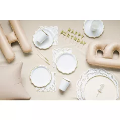 Kör alakú alátét – ornament mintás, Ø 35,5 cm (6 db)