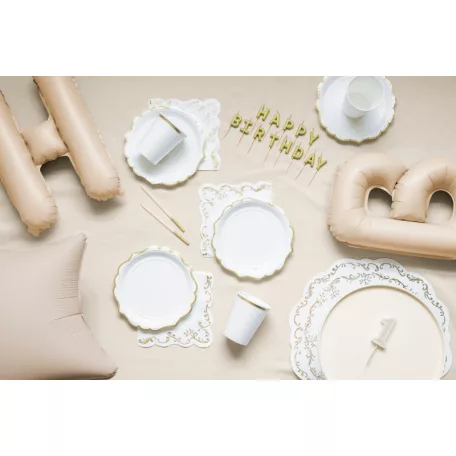 Kör alakú alátét – ornament mintás, Ø 35,5 cm (6 db)