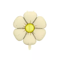 Fólia lufik margaréta, girlandhoz - krém színű (4 db)