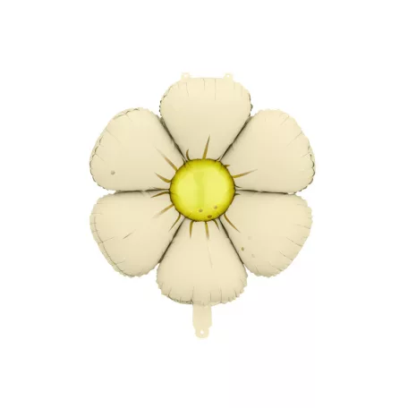 Fólia lufik margaréta, girlandhoz - krém színű (4 db)