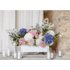 Művirág – Bimbózó rózsaszál, világos krém