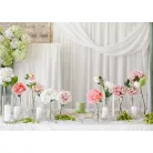 Művirág – Hortenzia, világos rózsaszín