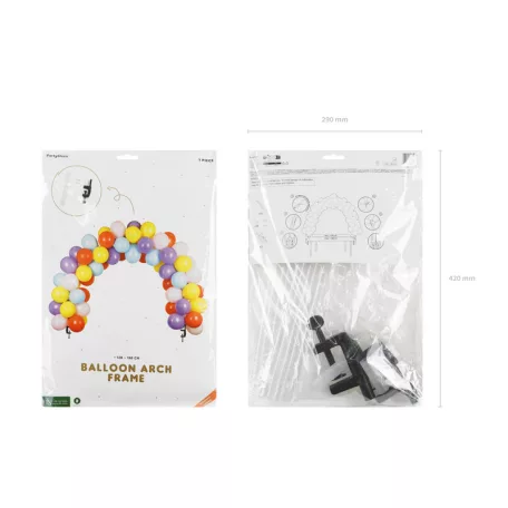 Lufiív tartószerkezet – asztalra rögzíthető, 120–180 cm