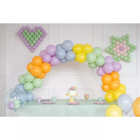 Szív alakú lufiháló – áttetsző műanyag