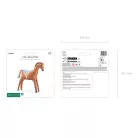 Álló Fólia Lufi – Ló (90 x 90 cm)