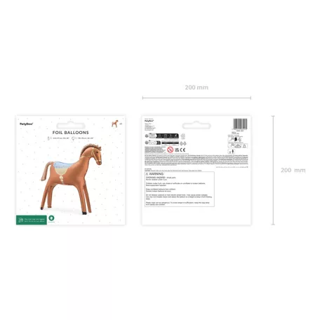 Álló Fólia Lufi – Ló (90 x 90 cm)