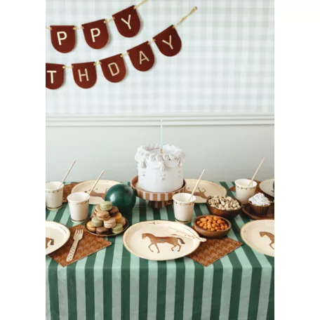 Papírtányérok – Ló mintával (6 db)