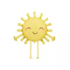 Fólia lufi – Sétáló napocska, sárga