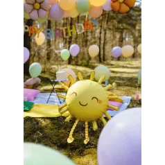 Fólia lufi – Sétáló napocska, sárga