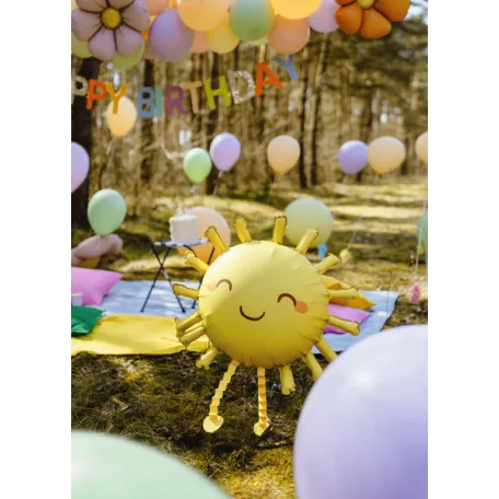 Fólia lufi – Sétáló napocska, sárga