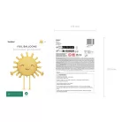 Fólia lufi – Sétáló napocska, sárga