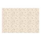 Terítő – Bézs virágmintával, 180×120 cm