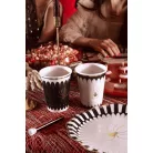 Halloween papírpoharak arany pókkal 400 ml (6 db)