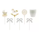 Muffin Dekor Szett „Oh Baby” (6 db)