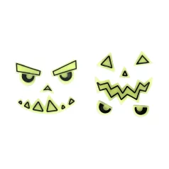   Sötétben világító tök matricák - Halloween dekoráció