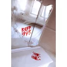 Véres kéznyom gél ablakmatrica - Halloween dekoráció