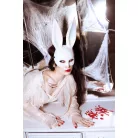 Véres kéznyom gél ablakmatrica - Halloween dekoráció