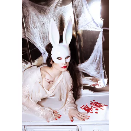 Véres kéznyom gél ablakmatrica - Halloween dekoráció